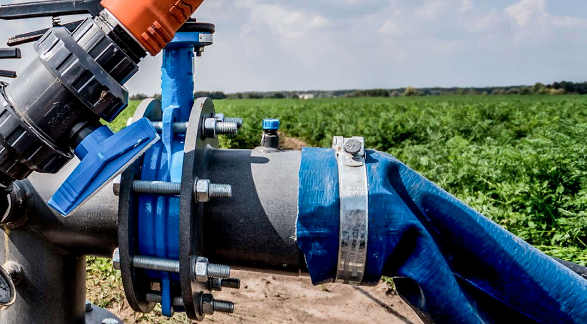 mangueras para transporte de agua, fertilizantes y otros líquidos necesarios en las operaciones agrícolas.